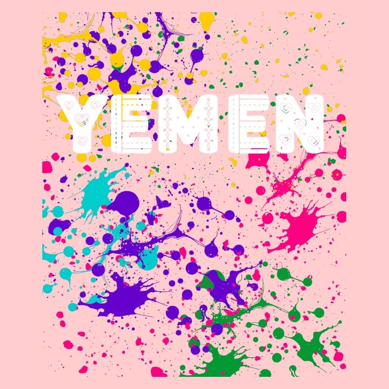 YEMEN splatter Design