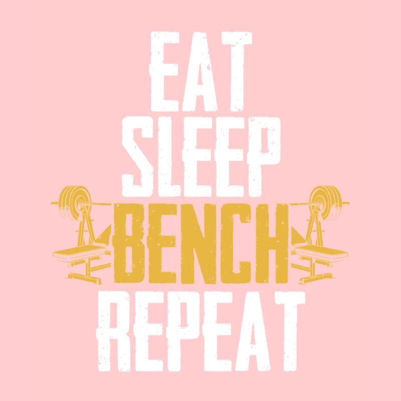 Chest Training Bodybuilder Eat Sleep Bench
