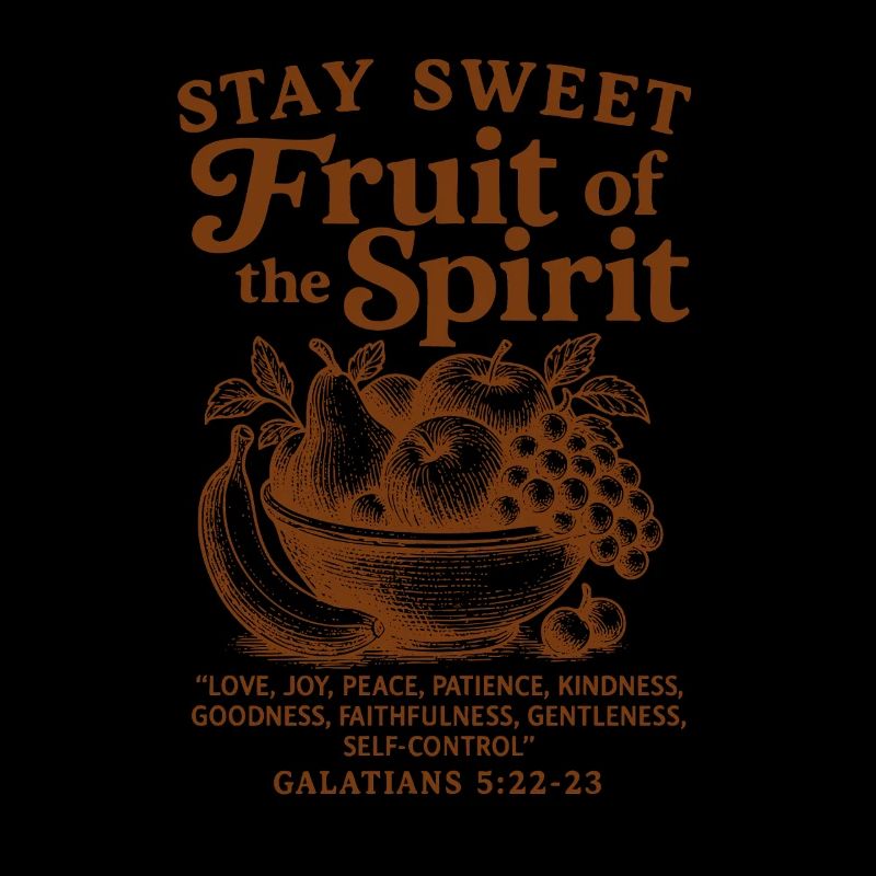 Fruit de l’ Conception de versets bibliques