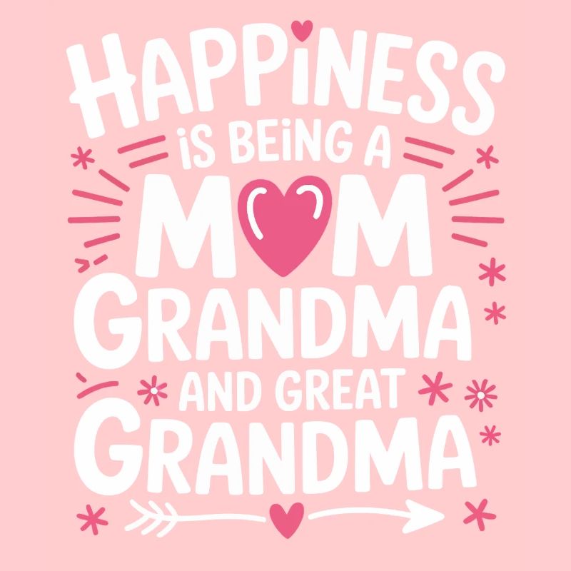 Happiness Design: Mama Oma Großmutter