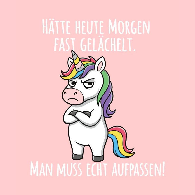 Almost Smiled – Grumpy Unicorn Morning Grouch