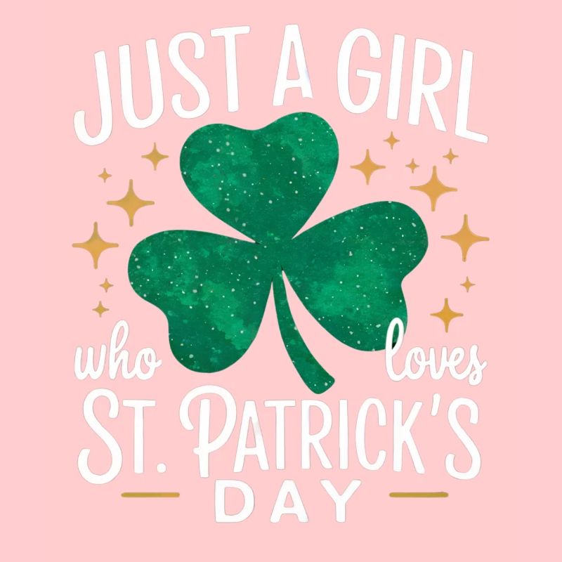Nur ein Mädchen liebt St. Patrick's Day