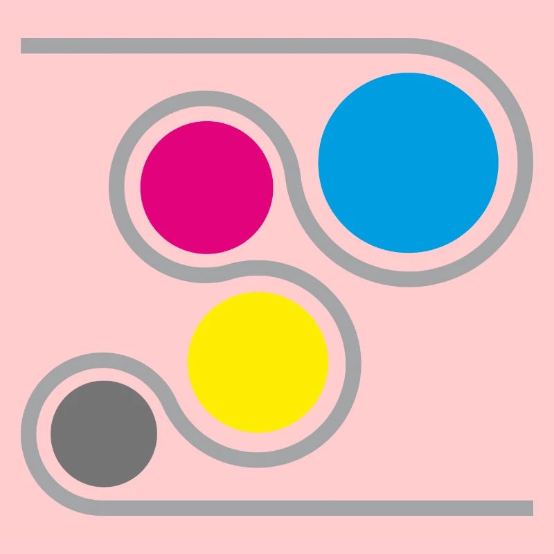 Drucker CMYK Grafik