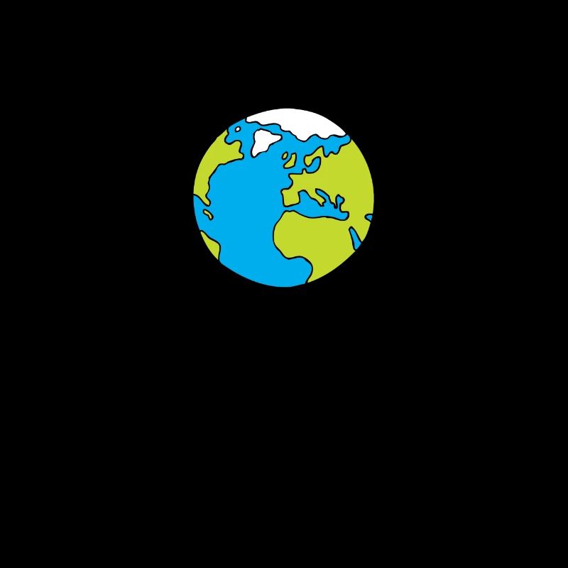Earth globe - world globe drawing