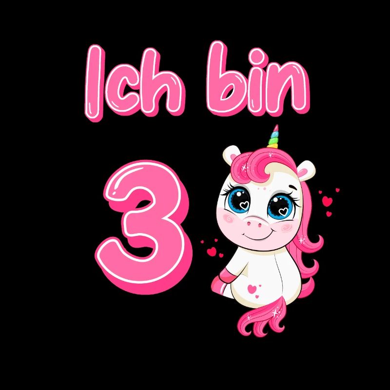 3. Geburtstag Einhorn mädchen