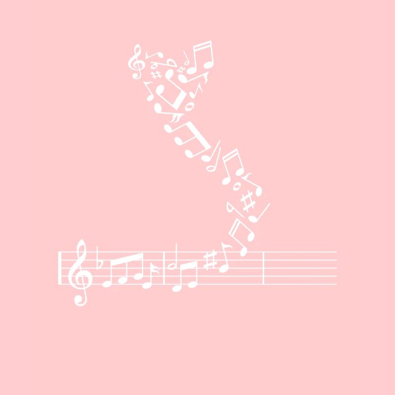 Music notes clef guitar gift