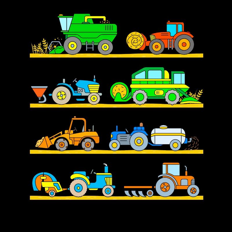 Tracteurs moissonneuses-batteuses véhicules