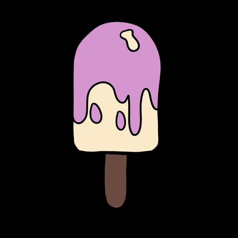 glace colorée
