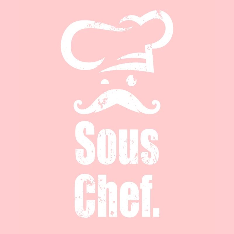 Sous Chef - Head Chef Chef with mustache
