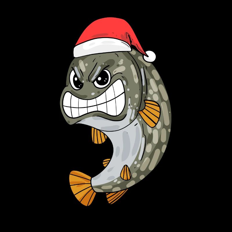 Noël du poisson brochet