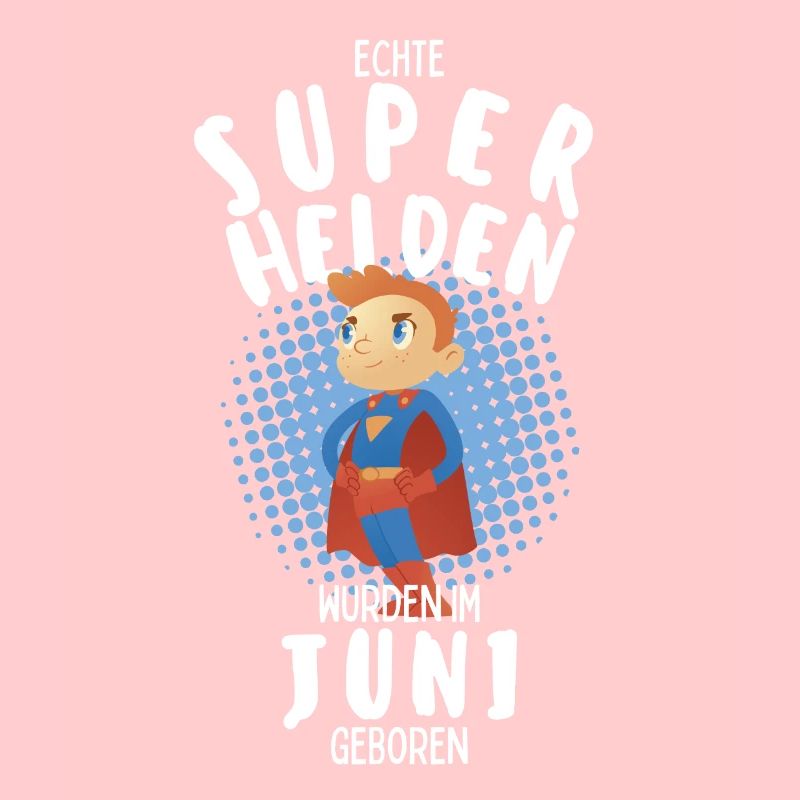 Echte Superhelden wurden im Juni geboren Junge