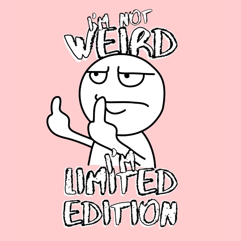 Cartoon Mittelfinger - Limited Edition - Spruch