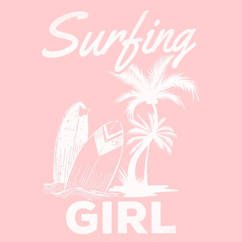 Wave Surfing Mädchen Surfer Mädchen Surfbrett