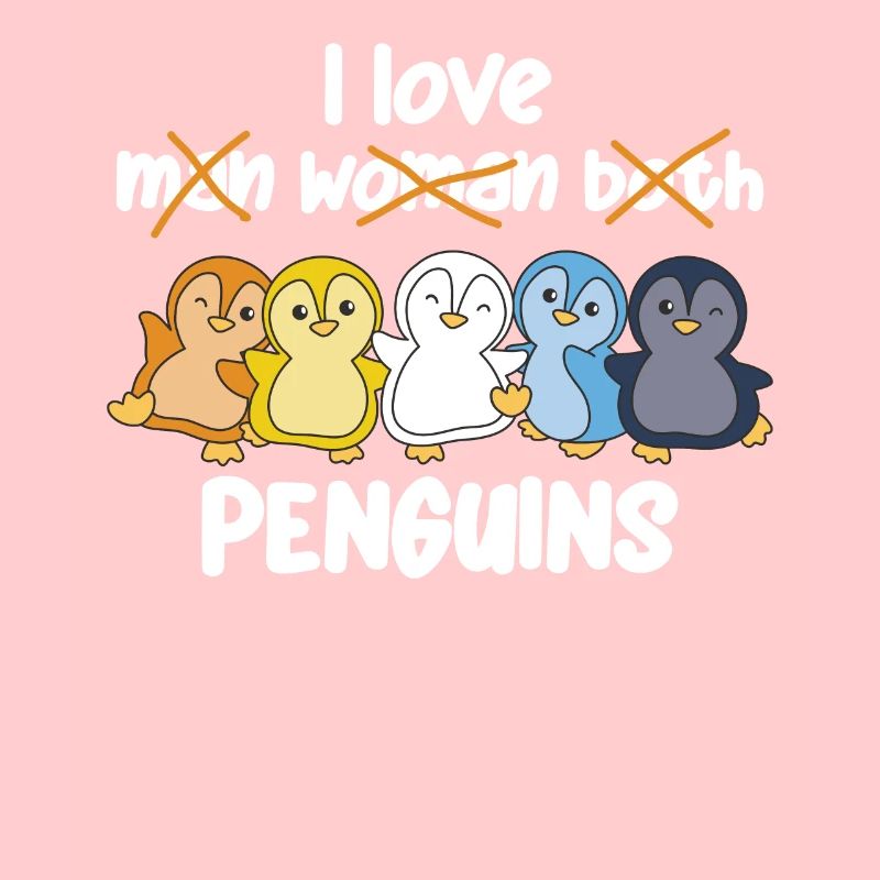 Aroace Flag Pride LGBTQ mignon pingouin