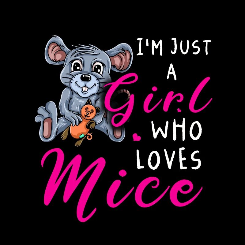 Maus Mäuschen Geschenk Ratte Nager Mouse Lausemaus