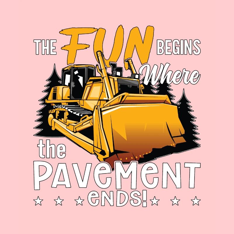 Bagger Bulldozer Planierraupe Bauarbeiter Geschenk