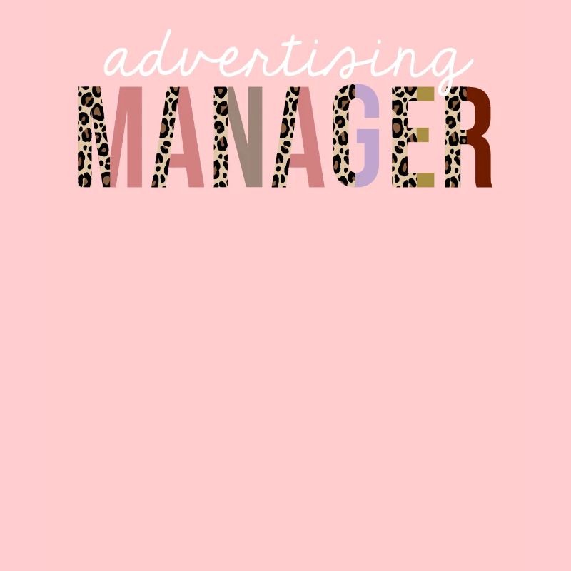 Responsable de la publicité Leopard Print Funny Gift