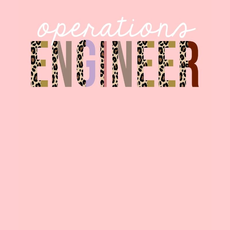 Operations Engineer Leopard Print Lustiges Geschenk
