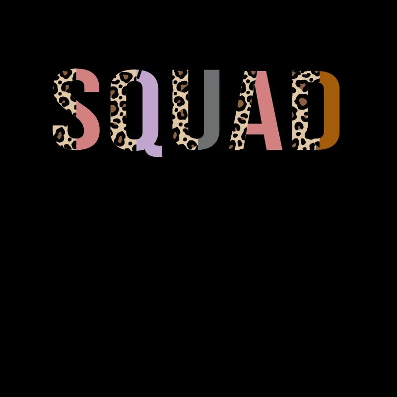 Para Squad Leopard Print Funny