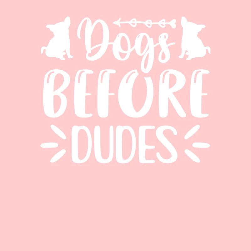 Chiens devant les gars