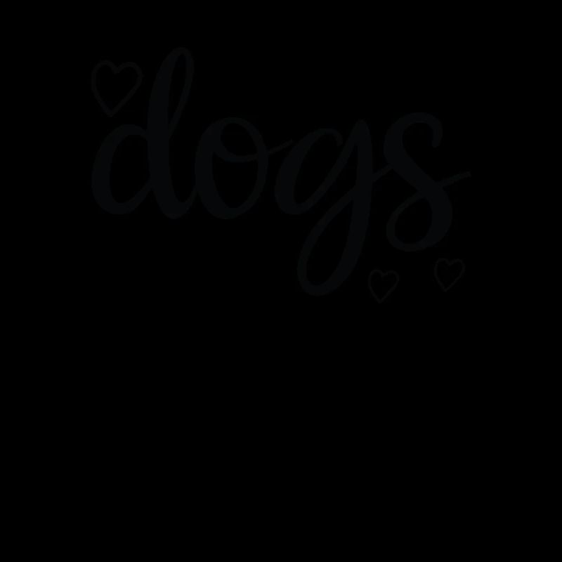 Chiens devant les gars