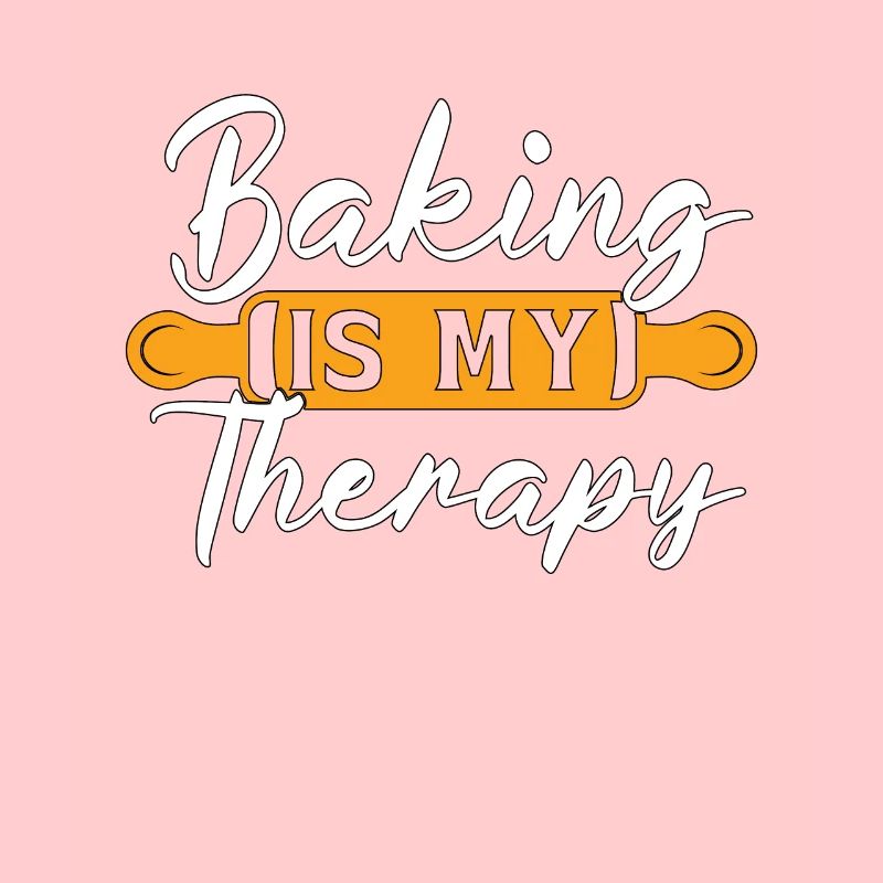 Baker Baking Is My Therapy Bakery Chef Cake Bake