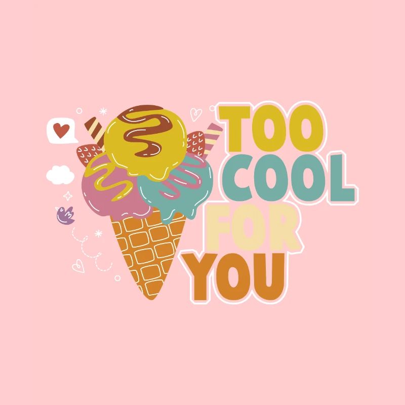 Eiscreme logo Sommer Softeis Geschenkidee