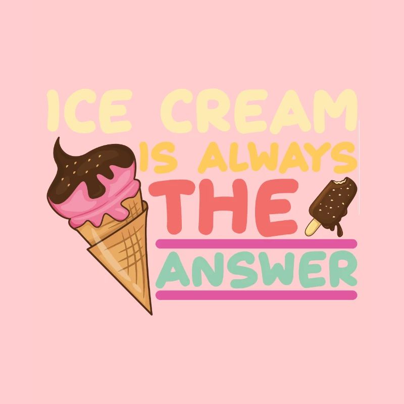 Eiscreme logo Sommer Softeis Geschenkidee