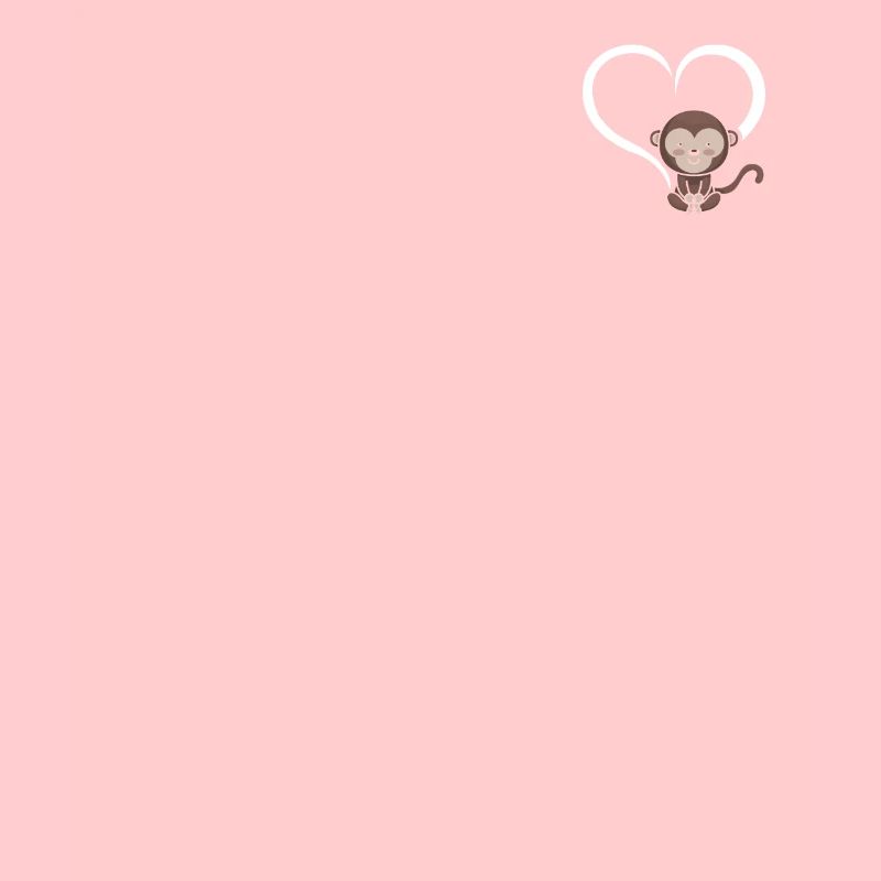 Cute Monkey Baby Orangutan - Monkey Heart