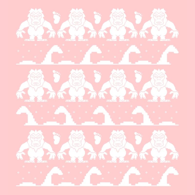 Yeti et Loch Ness Monster Pull de Noël moche