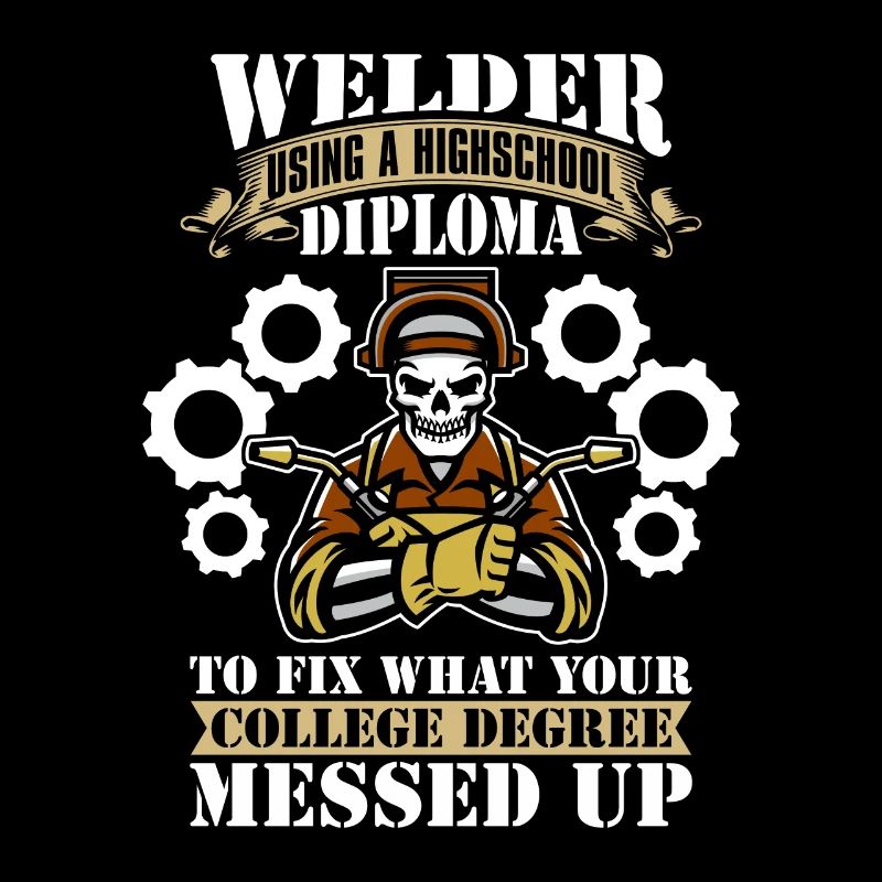 Welder Using A Highschool Diploma Welding Weld
