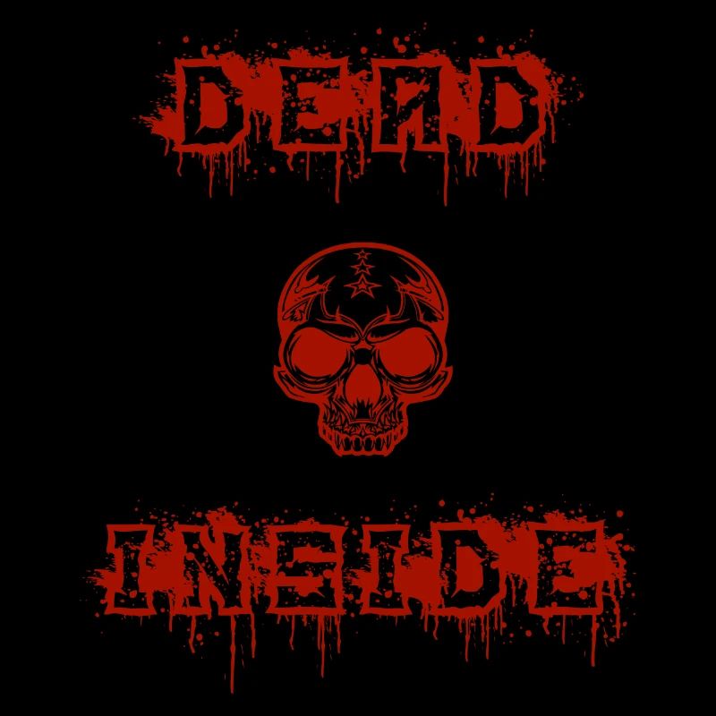 dead inside in red