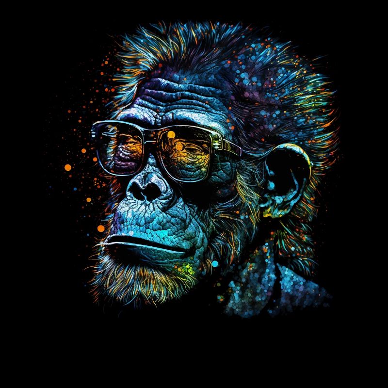 Affe Geschenkidee Monkey Zoo