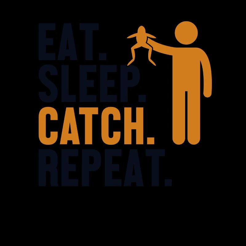 Eat Sleep Catch Repeat Tadpole Tree Frog
