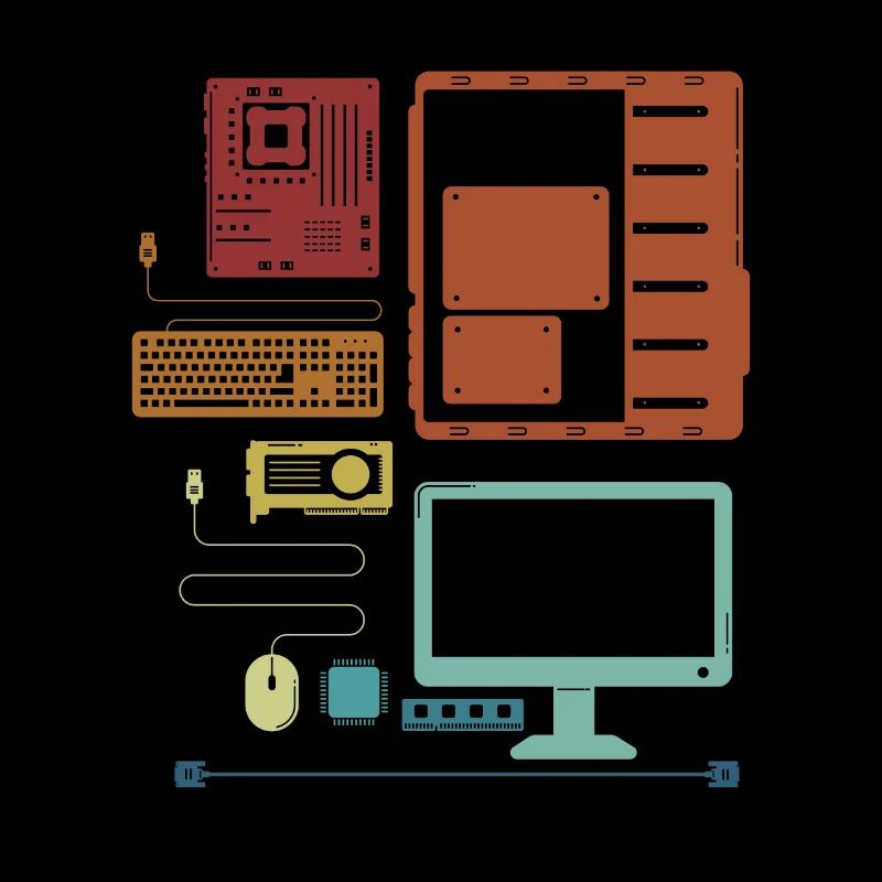 Retro Hardware Admin IT Operations Computer Scientist