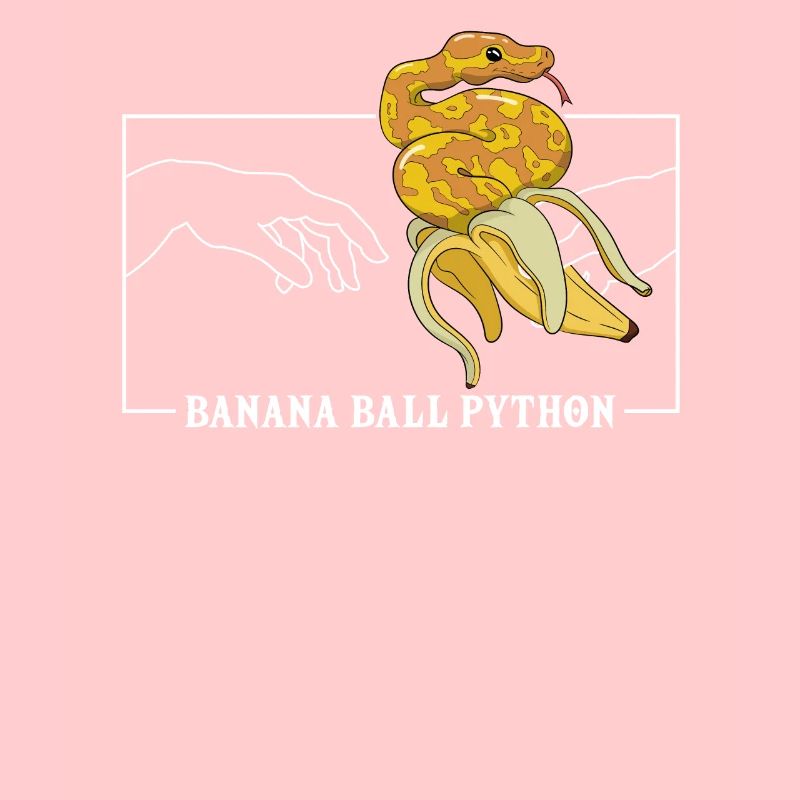 Michelangelo Création d’Adam Banana Ball Python