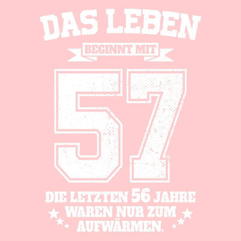 57. Geburtstag Geschenk Das Leben Beginnt Mit 57
