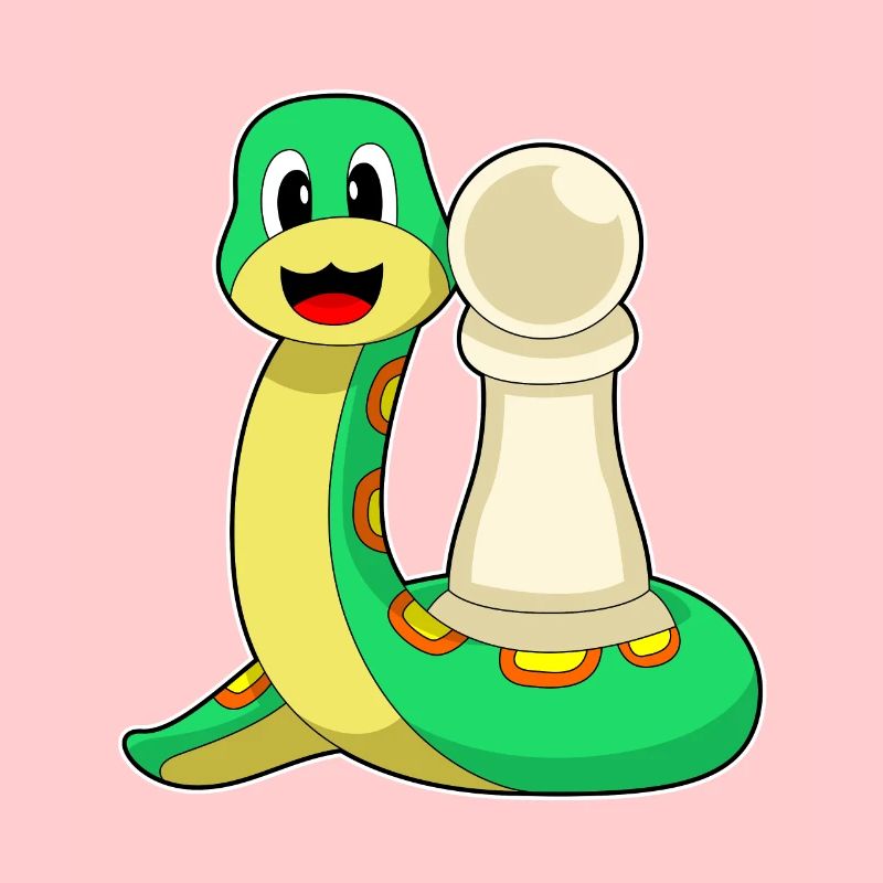 Pièce d’échecs Pion Serpent Échecs