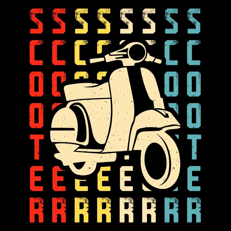 Roller Rollerfahrer Motorroller