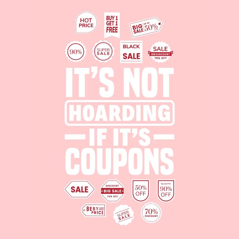 Lustiges Extrem Couponing Coupon Geschenk