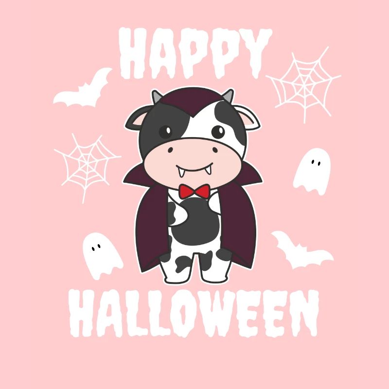 Vache Joyeux Halloween Mignon Costume de Vampire