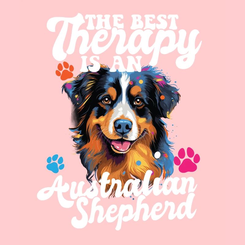 Australian Shepherd Pop Art & Dog Lover & Splash