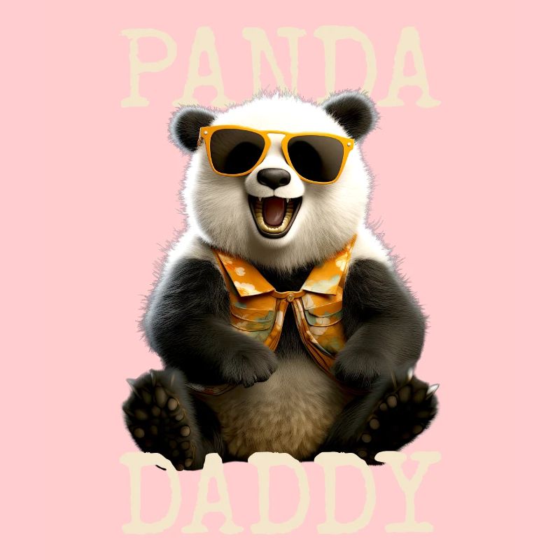 Panda Daddy Papa Pandas Vatertag Pandabär Bär Dad