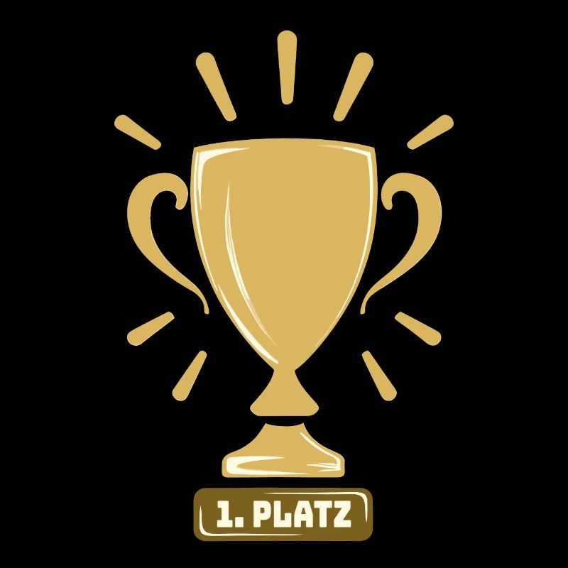 1. Platz Gold Sieger Gewinner Winner Erster Sieg