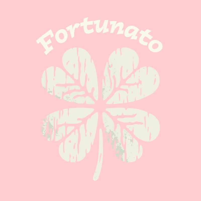 Fortunato Emblem Distressed Vierblatt