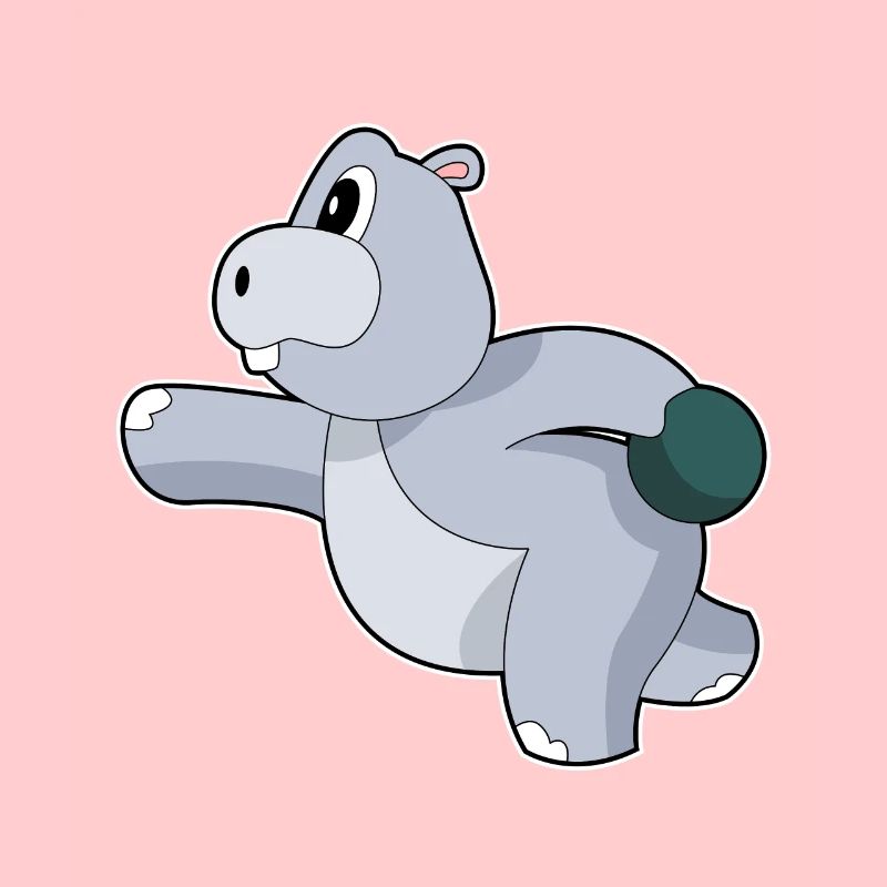 Nilpferd Bowling Bowlingkugel