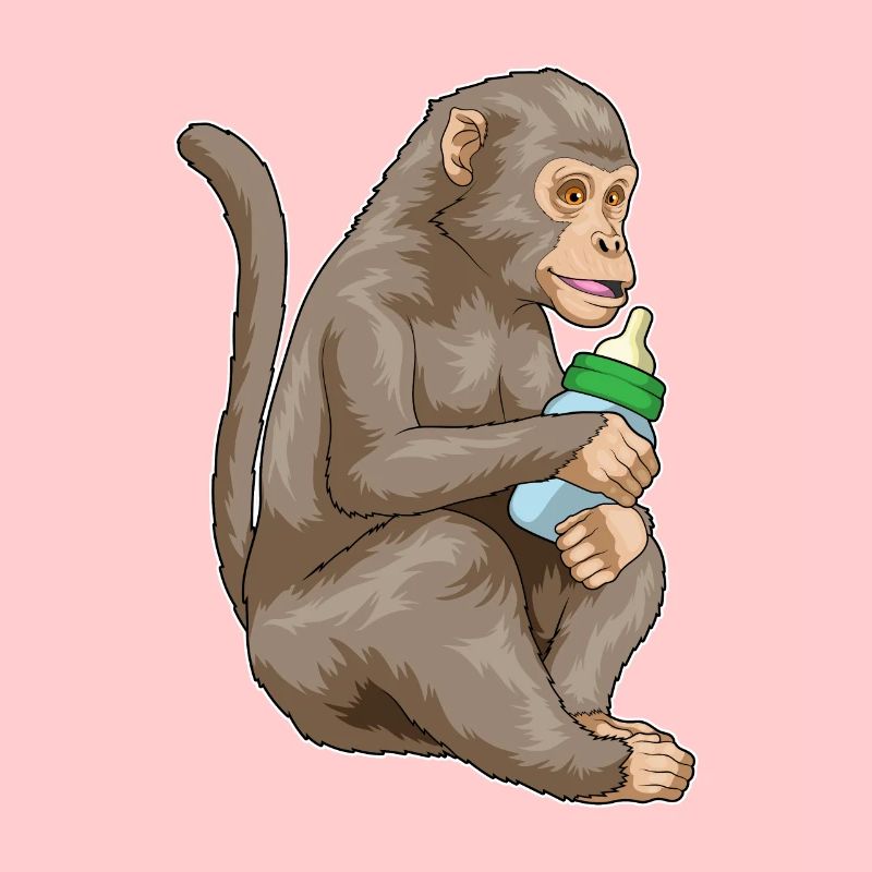 Monkey Baby Bottle
