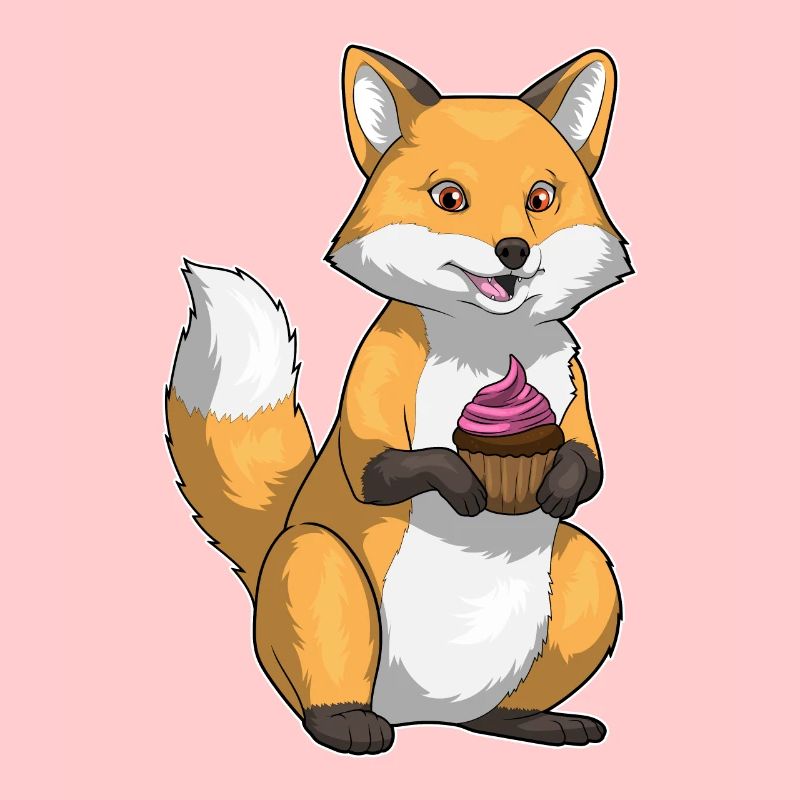 Fuchs Geburtstag Cupcake