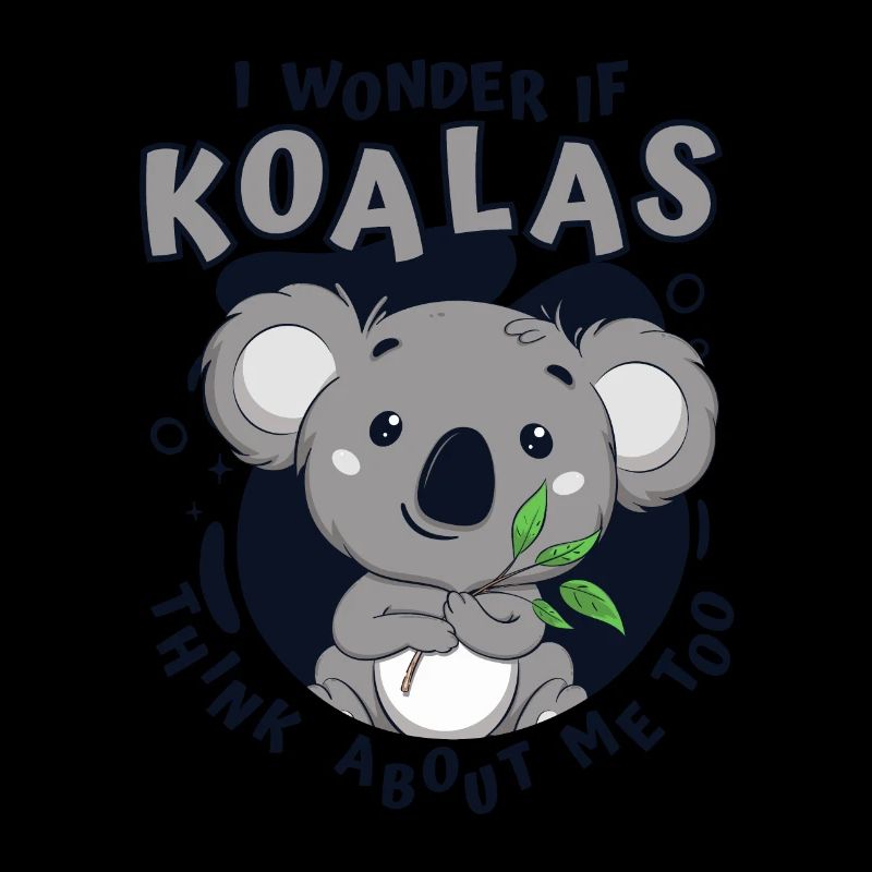 Pense à moi aussi Koalabear Amoureux de l’eucalyptus