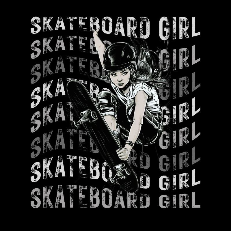 Skateboard Mädchen